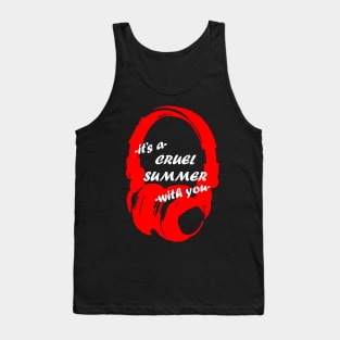 Cruel Summer: Headphones 2 Tank Top